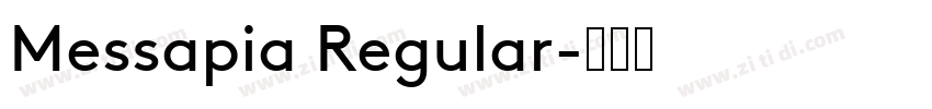 Messapia Regular字体转换